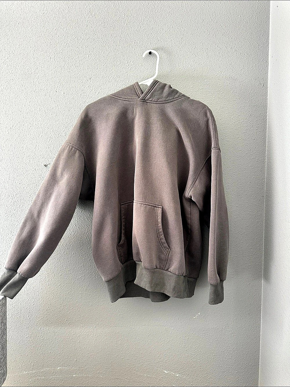 Trendy Queen Womens Oversized Fleece Hoodie Sweatshirt Brown